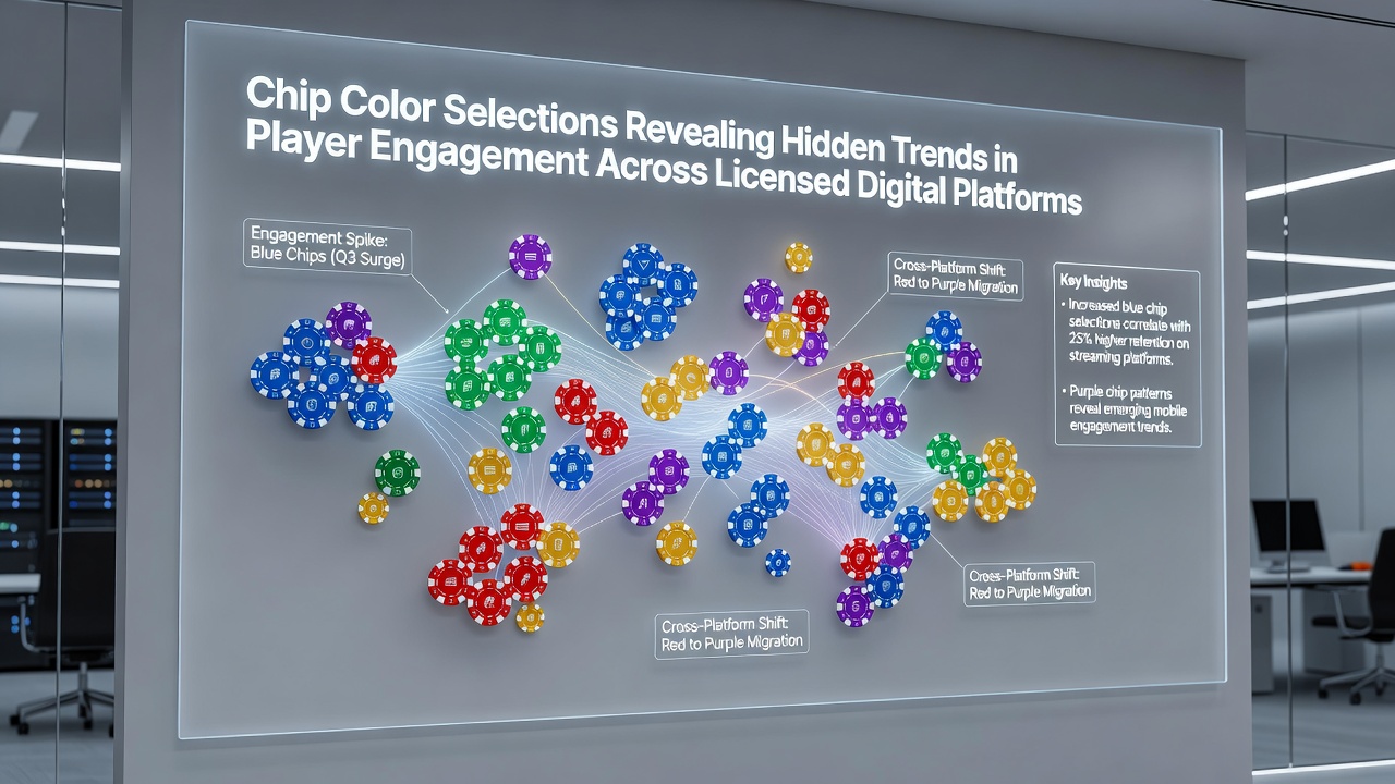 Detaillierte Darstellung von Chip-Farben und deren Einfluss auf Engagement-Trends in digitalen Casino-Umgebungen