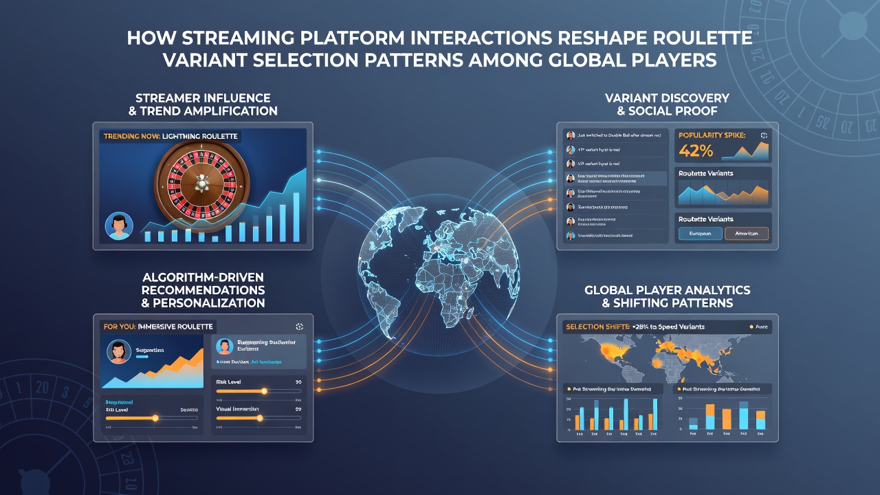 Datenanalyse zu Roulette-Varianten-Auswahl durch Streaming-Interaktionen