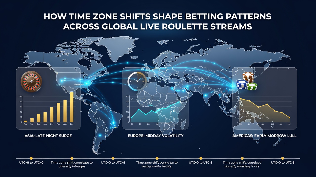 Analyse von Wettmustern in Live-Roulette-Streams über verschiedene Zeitzonen hinweg