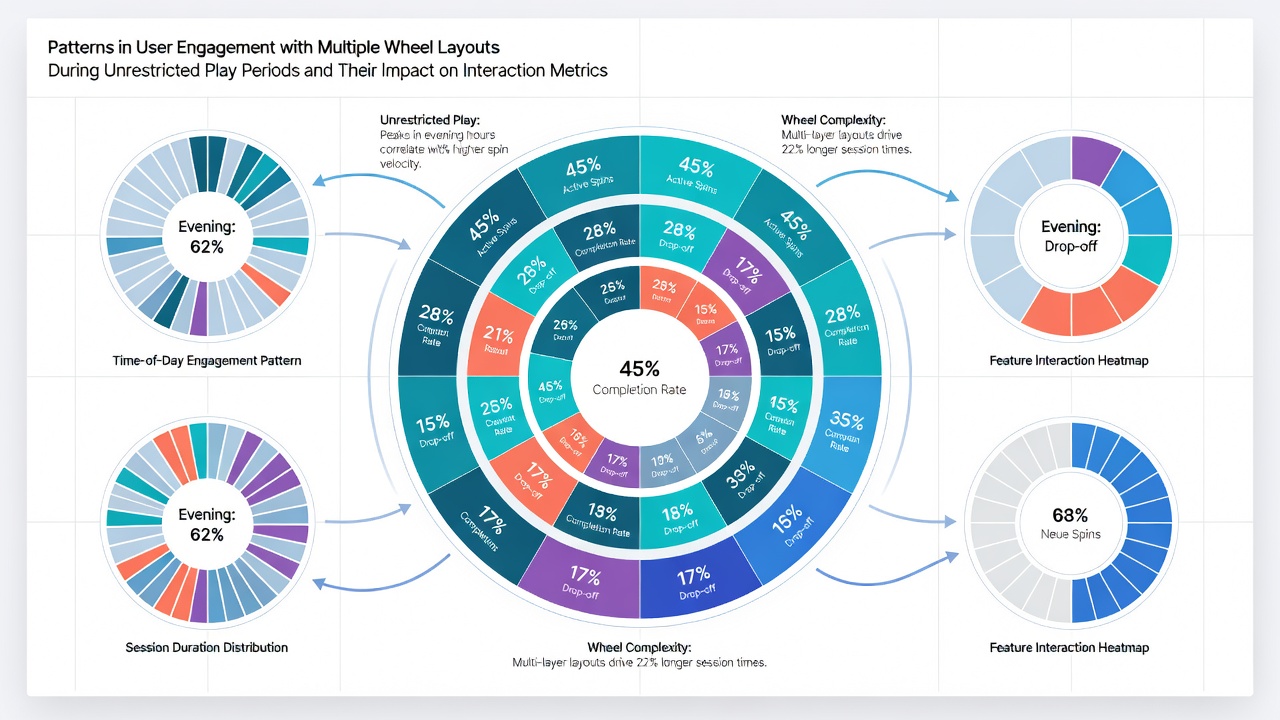 Darstellung von Engagement-Patterns und Grenzeinhaltung bei verschiedenen Roulette-Varianten