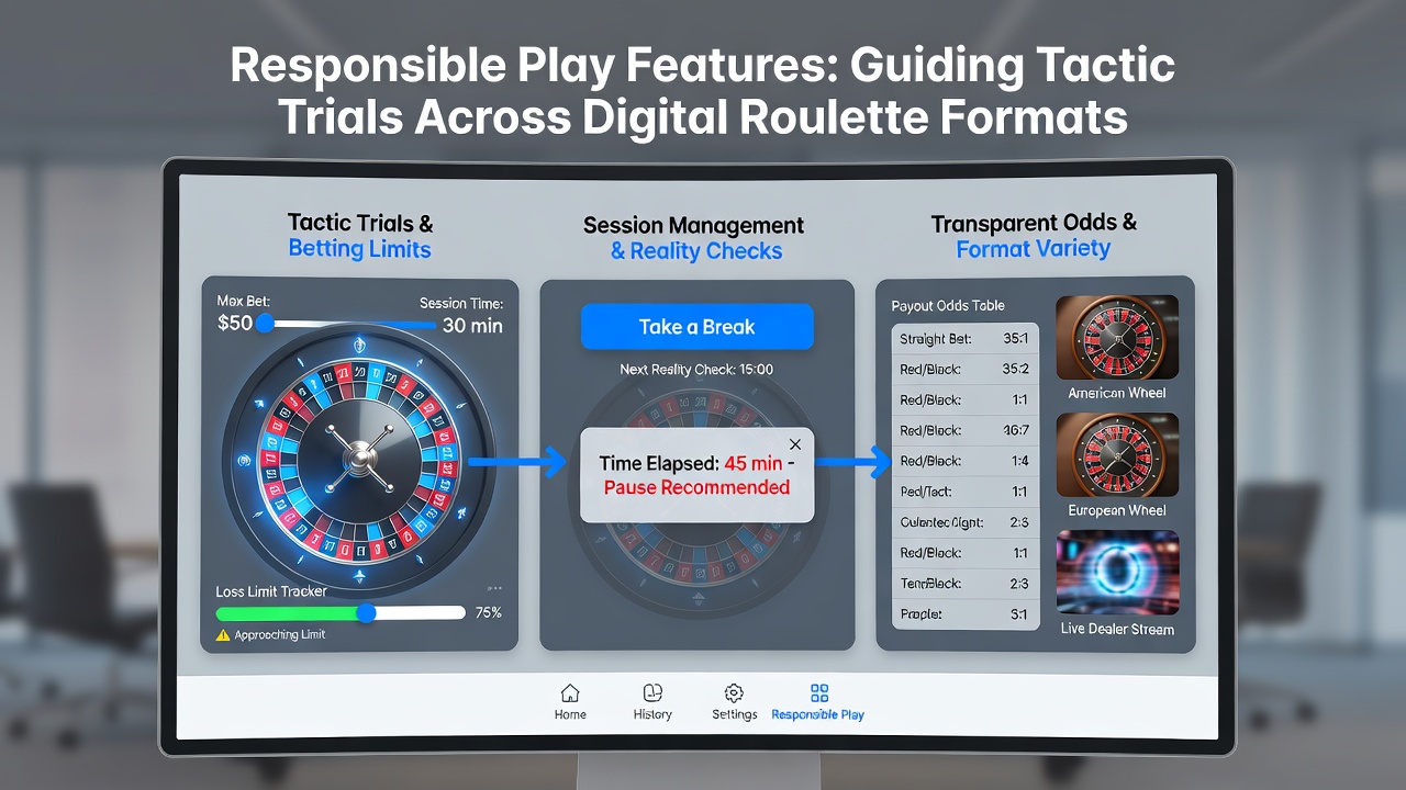 Vergleich von Roulette-Rad-Layouts mit eingebetteten verantwortungsvollen Spielindikatoren