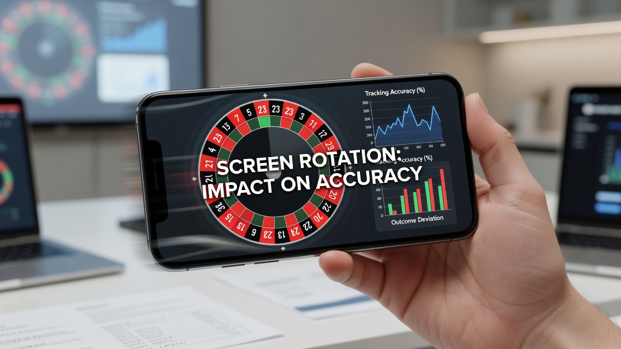 Vergleich von Hoch- und Querformat bei der Roulette-Ergebnisverfolgung auf Tablet